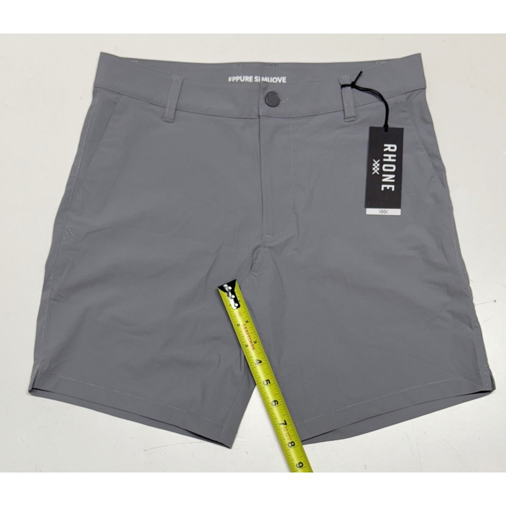 Rhone 8" Resort Short Smoked Pearl Grey Mens 28 New 100836-050-28 Commuter Golf‎